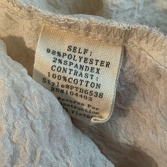 CRINKLE material short sleeve blouse size 1XL - Picture 9 of 9